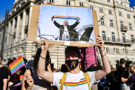 HUNGARY - POLITICS - LGBT - RIGHTS - DEMO