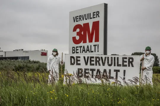 Greenpeace actie 3M