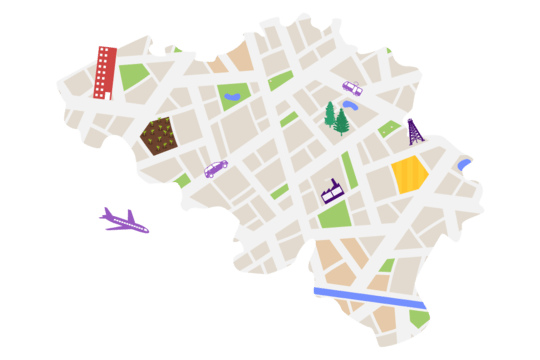 kaart België