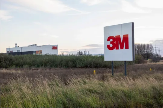 Chemiebedrijf 3M in Zwijndrecht