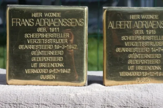 Struikelstenen Merksem