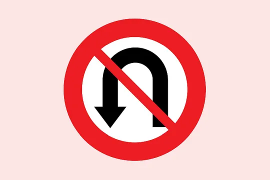 No U-turn