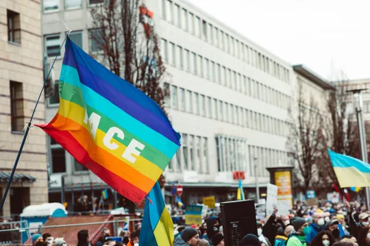 Vrede peace protest oekraïne