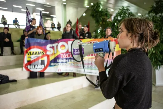 Protest UGent Dewinter