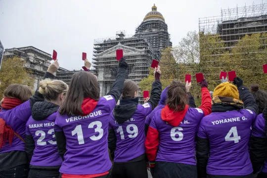 geweld tegen vrouwen demonstratie Brussel 27/11/2022