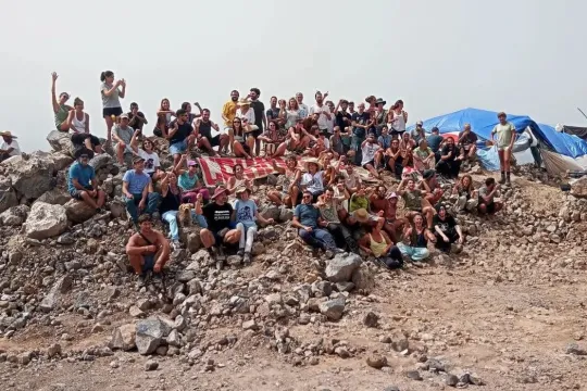 protest tegen toeristisch project Tenerife