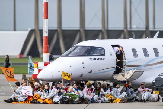klimaatprotest schiphol