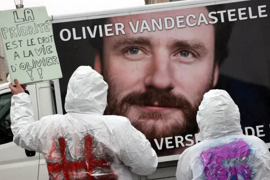 Solidariteitsactie Olivier Vandecasteele