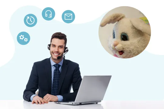 De paashaas helpdesk