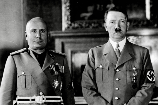 Mussolini Hitler
