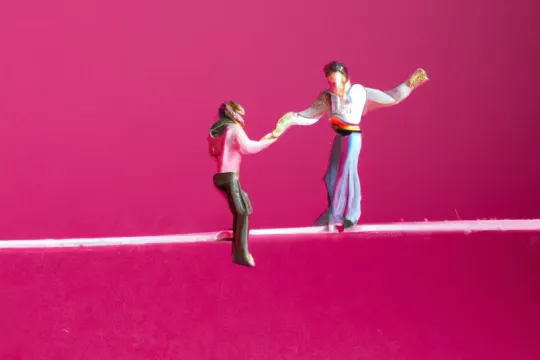 dancing on a tightrope