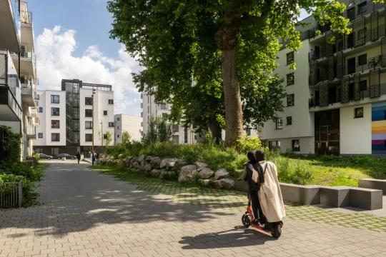 De nieuwe Brusselse wijk Tivoli Greencity.