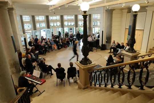 Onder meer in de Antwerpse Bourlaschouwburg werden op 29 november 'De Gaza Monologen' voorgedragen.