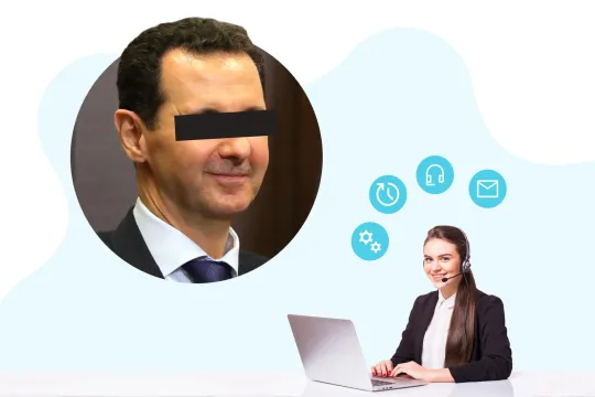 De Helpdesk met Bashar al-Assad