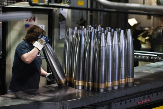 In de verouderde Scranton Army Ammunition Plant in de Verenigde Staten worden voor Oekraïne cruciale granaten geproduceerd.