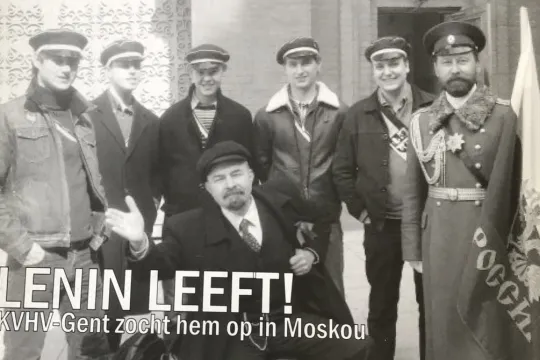 In april 2009 reizen vijf ‘Verbonders’ voor KVHV-Gent naar Moskou. 