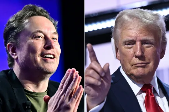 Musk en Trump