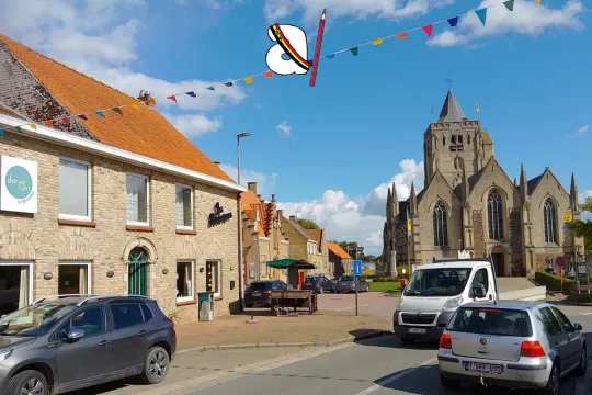 Het 'dorpspunt' van Beveren is een ontmoetingsplek en winkel