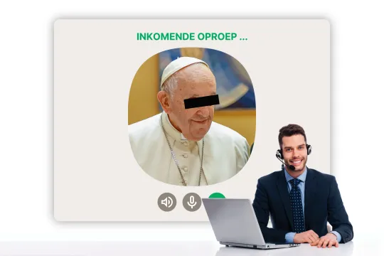 De Helpdesk met paus Franciscus