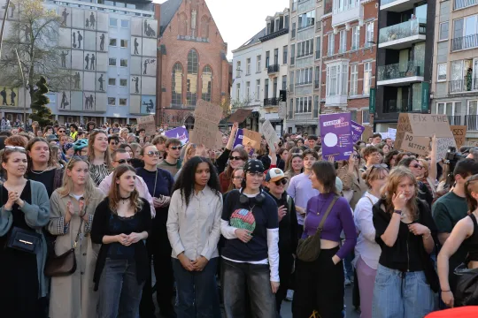 seksueel geweld protest Leuven