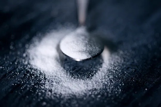 Cocaïne op een lepel