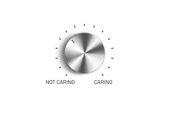 caring not caring