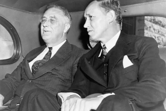 Roosevelt en Hopkins