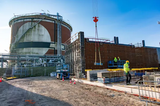 België's eerste groene waterstoffabriek "Hyoffwind" in Zeebrugge