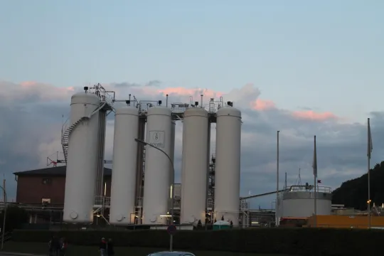 Tanks van het bedrijf Solvay