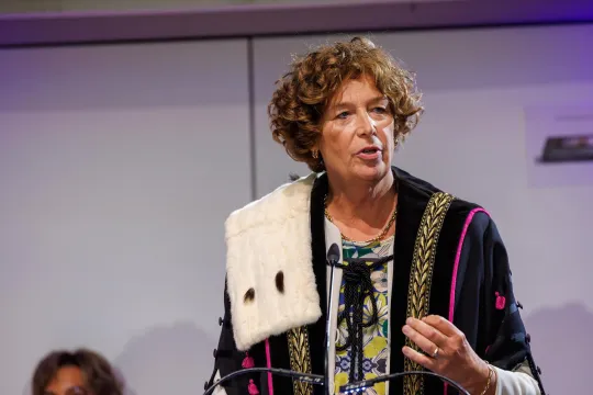 UGent-rector Petra De Sutter houdt haar openingsrede bij de start van het academiejaar.