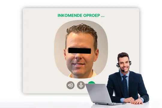 Wolfgang van De Helpdesk krijgt beller Raf Liekens aan de lijn