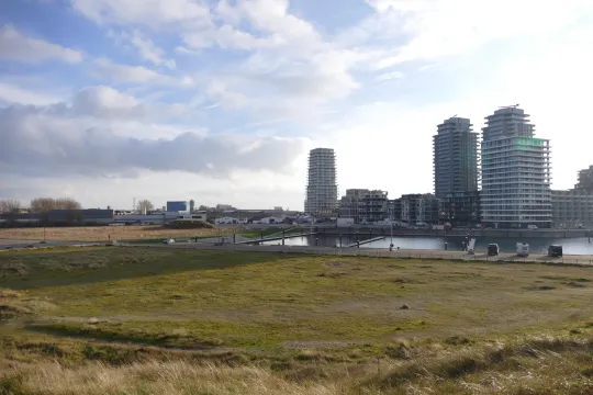 Beschermd cultuurhistorisch landschap op Oosteroever. 
