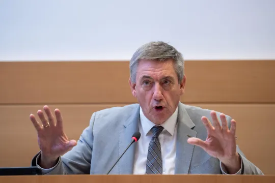 Minister van Financiën Jan Jambon (N-VA) in de Kamer.