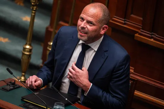 Defensieminister Theo Francken (N-VA) kreeg in de Kamer vragen naar aanleiding van de Pano-reportage over drones. 