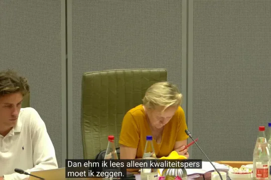 Annick De Ridder (N-VA) in het Vlaams Parlement