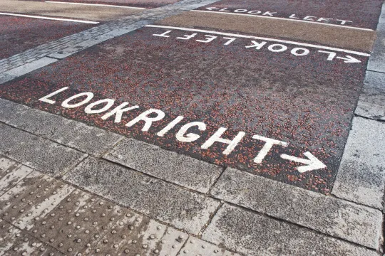 Look right