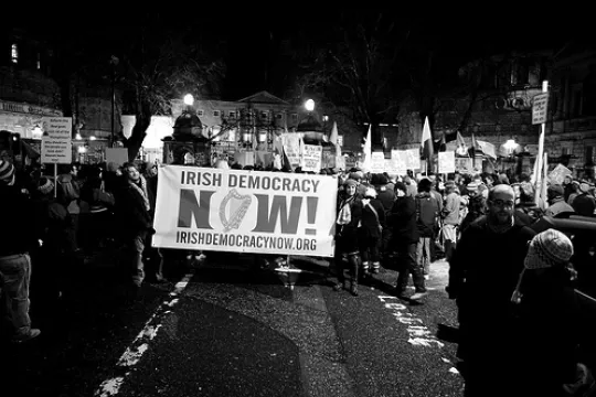 Betoging Ierland (Foto Shay Murphy, randomsnapshots.net)