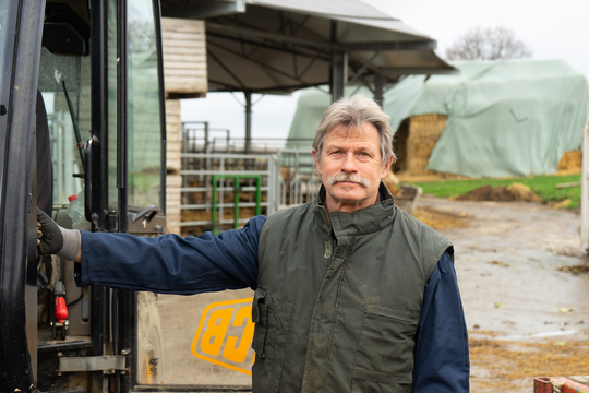 Guy Depraetere is biologisch vleesveehouder en actief in de ABS-commissie vleesvee. (Foto © Stef Arends)