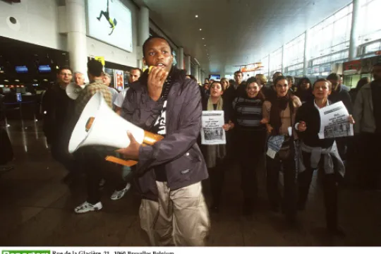 Mensen zonder papieren zullen zich niet meer kunnen inschrijven voor Nederlandse les (Foto Wim Van Cappellen - Reporters)