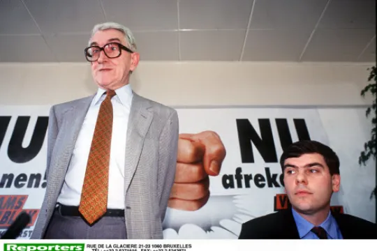 Koen Dillen, zoon van partijstichter Karel Dillen (foto links) is de dictatuur van Filip Dewinter (foto rechts) beu en verlaat het Vlaams Belang (Foto Eric Herchaft - Reporters)