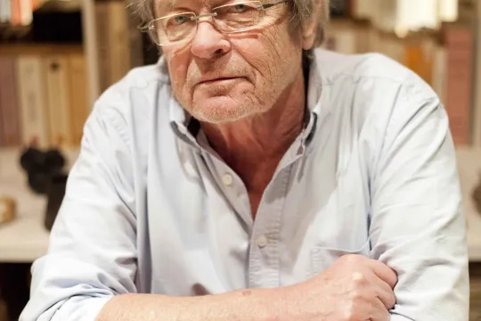 Michel Hock, de drijvende kracht achter psychiatrisch centrum La Devinière (Foto Laura Baudoux)