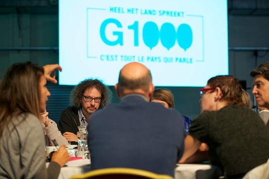 De burgertop G1000 vond plaats in Tour & Taxis, Brussel (Foto: G1000)