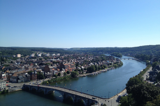 Point de vue sur la ville de Namur. (Photo: Frederica Piersimoni, août 2012/flickr)