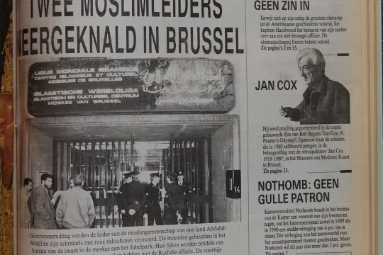 Ook de Moskeemoorden komen aan bod in het boek over Belliraj (Foto Georges Timmerman)