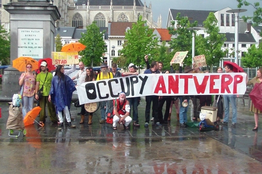 (Beeld: Occupy Antwerp)