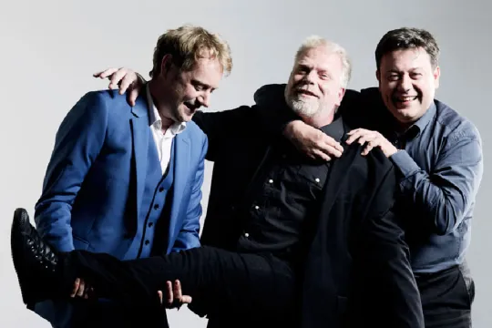De initiatienemers van Newsmonkey (Wouter Verschelden, Mick Van Loon, Patrick Van Waeyenberge)