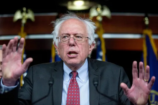 Democratisch presidentskandidaat Bernie Sanders