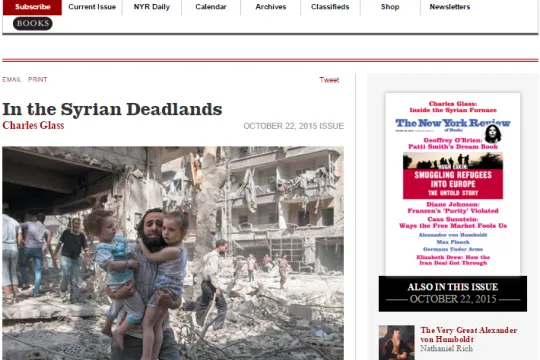 Screenshot The New York Review of Books