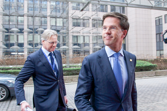 Overleeft Mark Rutte ook nu op het politieke toneel? (Foto: Flickr (cc) European Council)