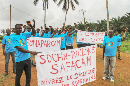 Betoging in Kameroen tegen Socfin-Barrolé (Foto: © Association ReAct)2 (1 van 1)